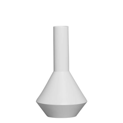 vaso ceramica branco fosco base cod 8391