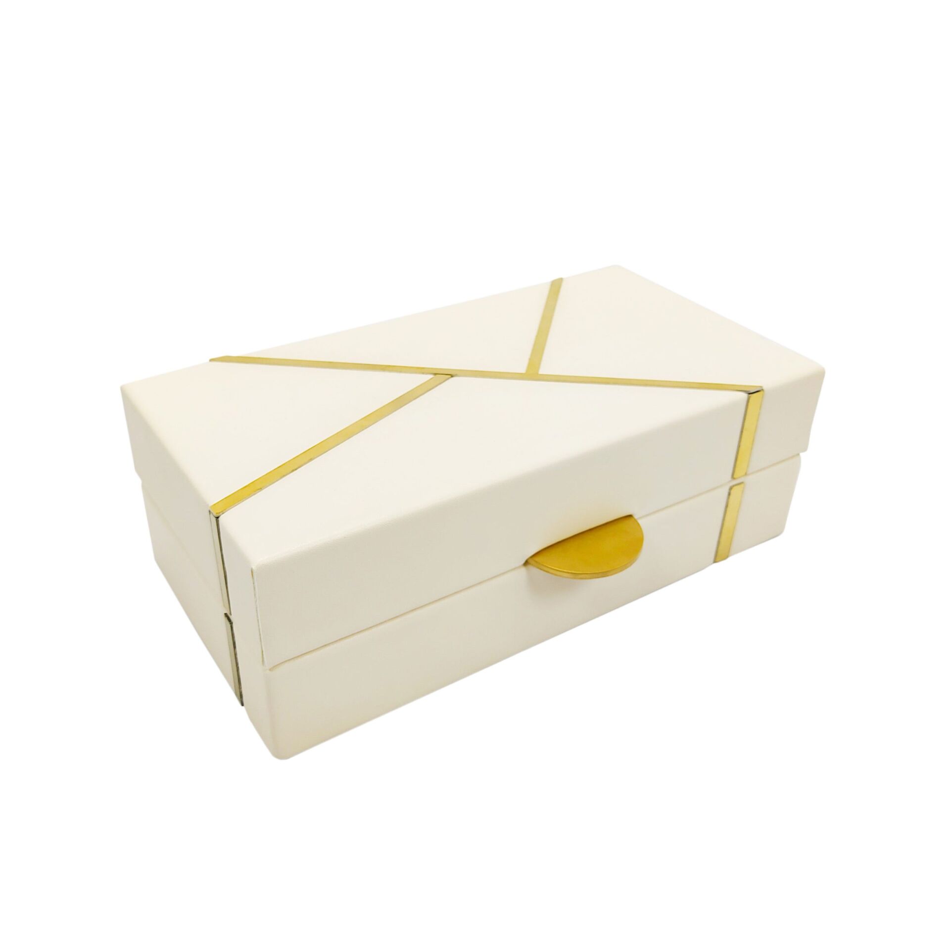 caixa creme com detalhes dourados cod 10330 ret cod 10329 B